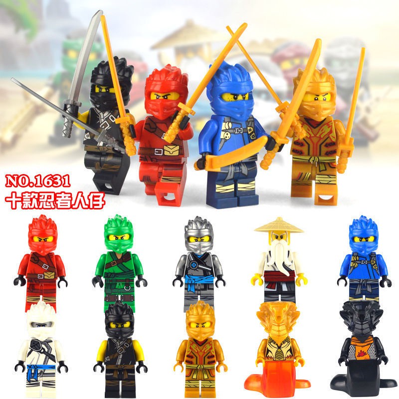 Set 46 Mô Hình Mô Phỏng Nhân Vật Ninjago Mini
