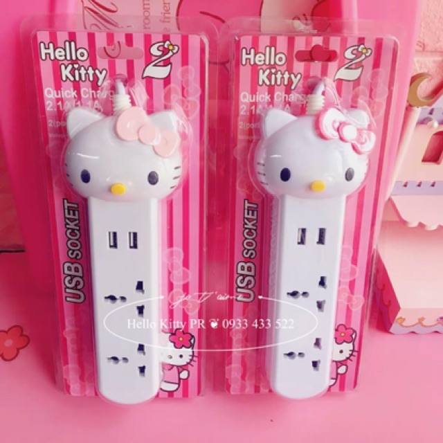 Ổ CẮM ĐIỆN 3D HELLO KITTY