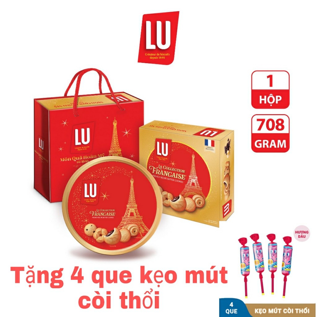 Bánh Quy Bơ LU Công Thức Pháp 708g