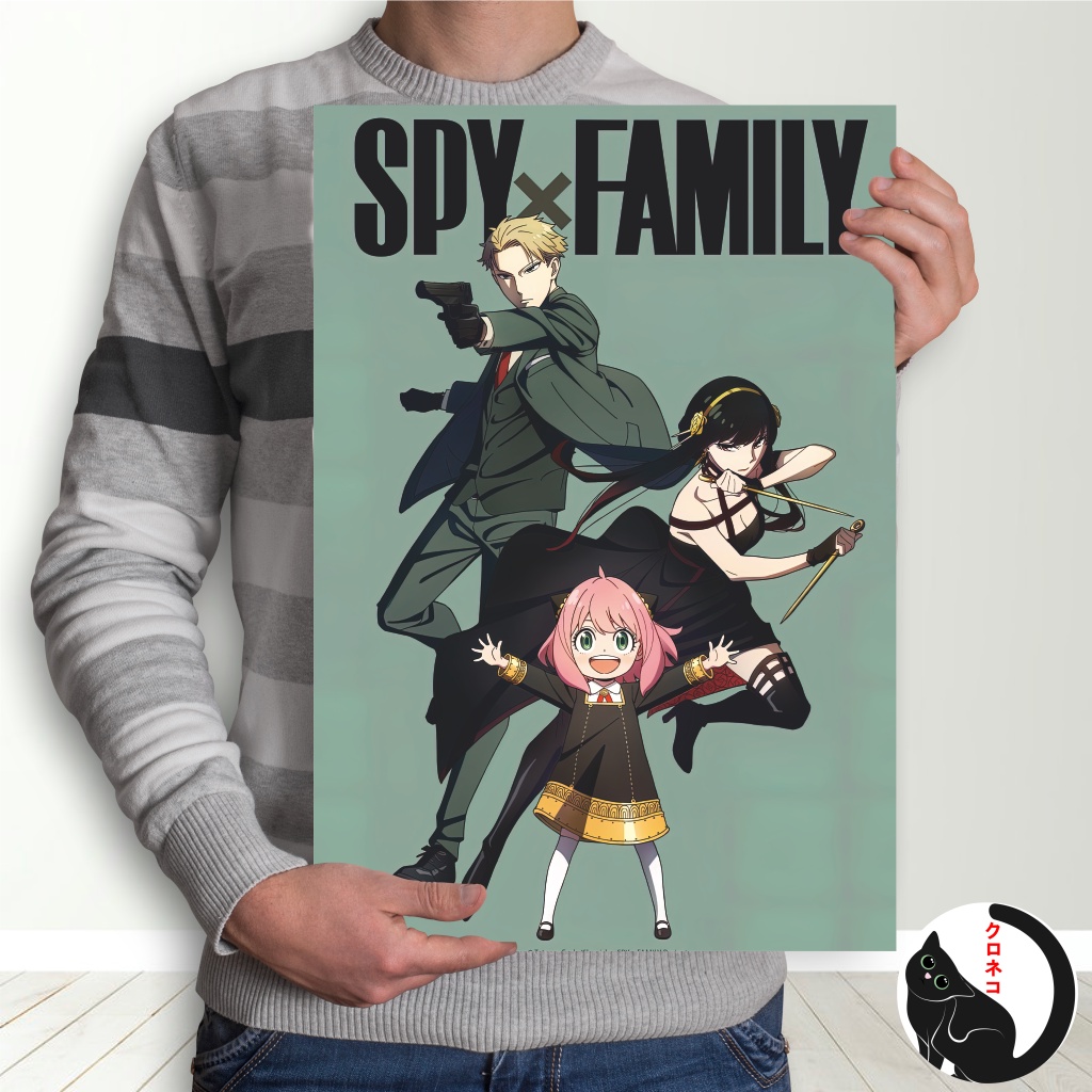 Poster Anime Spy x Family A3 + - Anya Forger Yor Forger Loid Forger