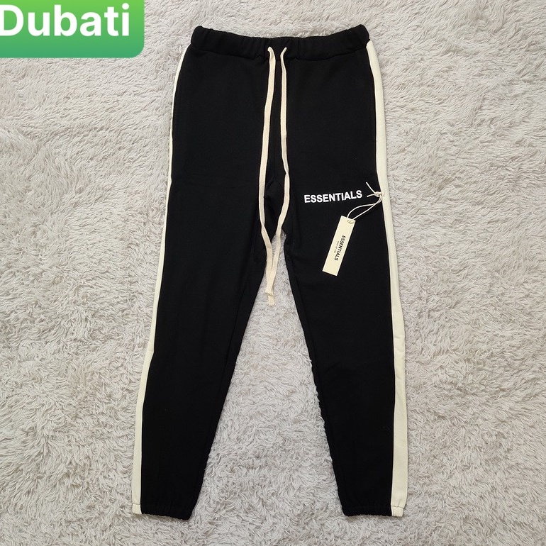 QUẦN JOGGER ESSENTIALS ỐNG RỘNG NAM NỮ CÓ BO 3 MÀU PHONG CÁCH HÀN QUỐC CAO CẤP - DUBATI FASHION