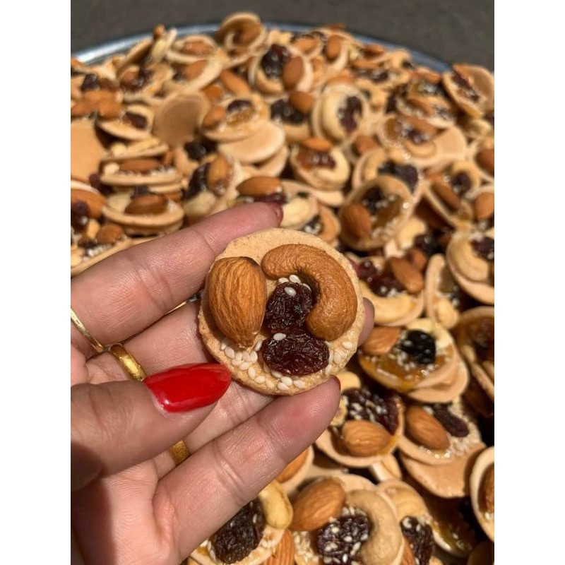 Bánh Đồng Tiền Mix Hạt Dinh Dưỡng Lon 300gr [FREE SHIP] TỪ ĐƠN 50K, [Loại Đặc Biệt] Hàng ngon nhà làm LOẠI 1