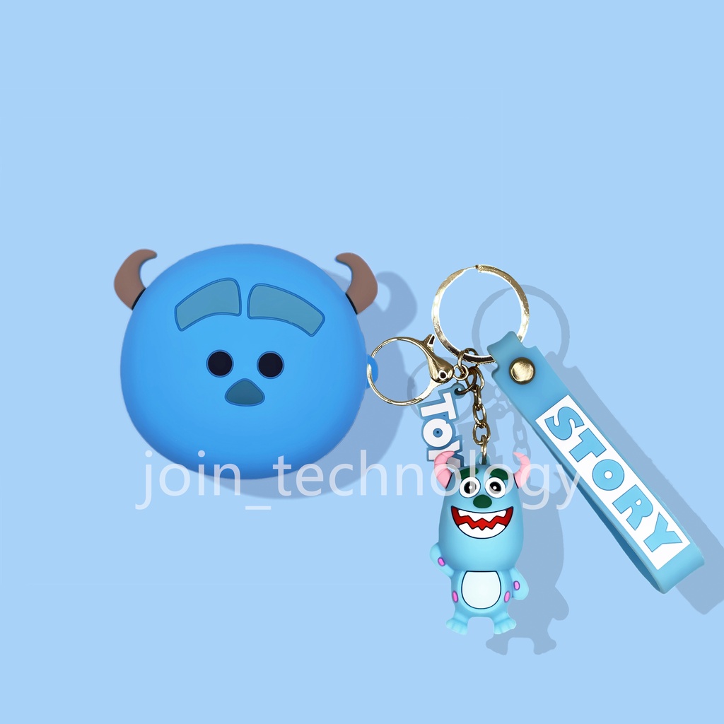 Vỏ Bảo Vệ Hộp Sạc Tai Nghe Samsung galaxy buds 2 Bằng silicon Mềm Hình anime