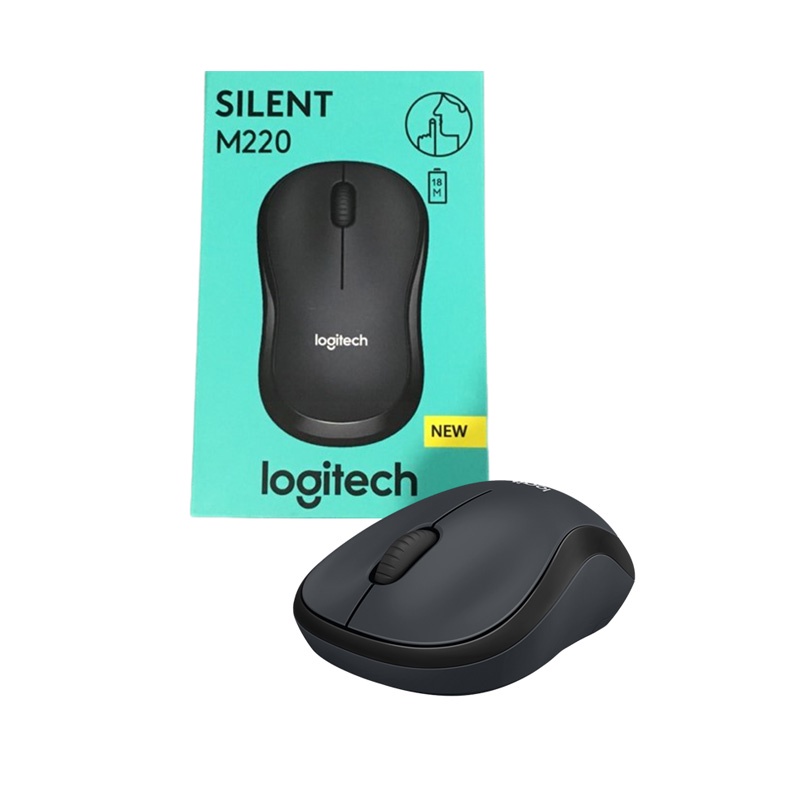 [Siêu Sale] Chuột không dây Logitech Silent M220, giảm tiếng ồn tốt, chuột dùng văn phòng, chuột chơi game