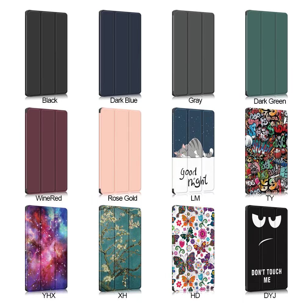 Bao da gập 3 thức ngủ tự động có khe giữ bút cho Samsung Galaxy Tab S7 FE 2021 12.4 inch SM-T730 T735 T736B