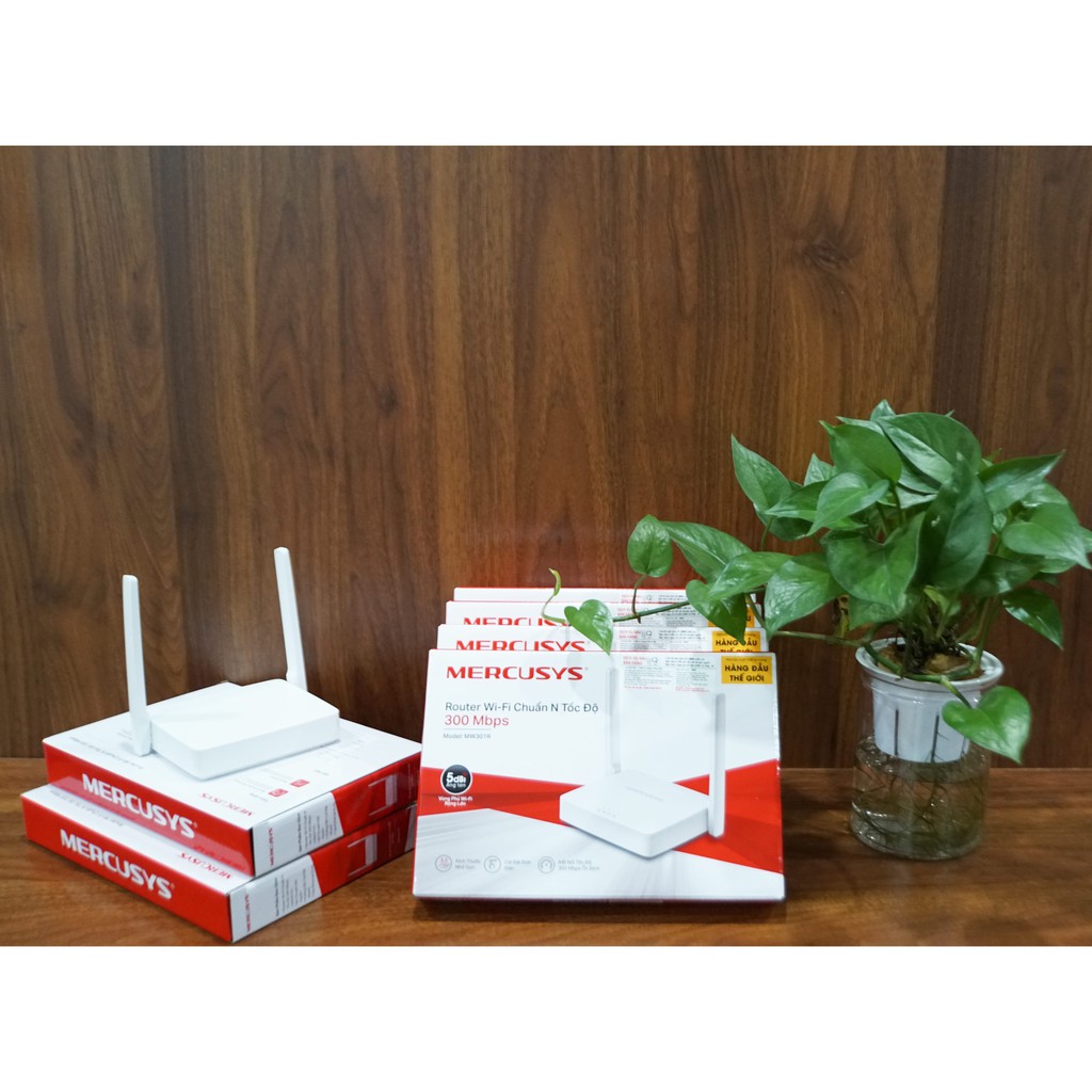 Router bộ phát wifi Chuẩn N Tốc độ 300Mbps Mercusys MW 301R 300Mb 2 Râu | BigBuy360 - bigbuy360.vn