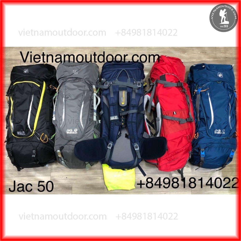 Balo Jack Wolfskin Highland Trail XT 50 - Balo phượt - Balo du lịch [BẢO HÀNH TRỌN ĐỜI]