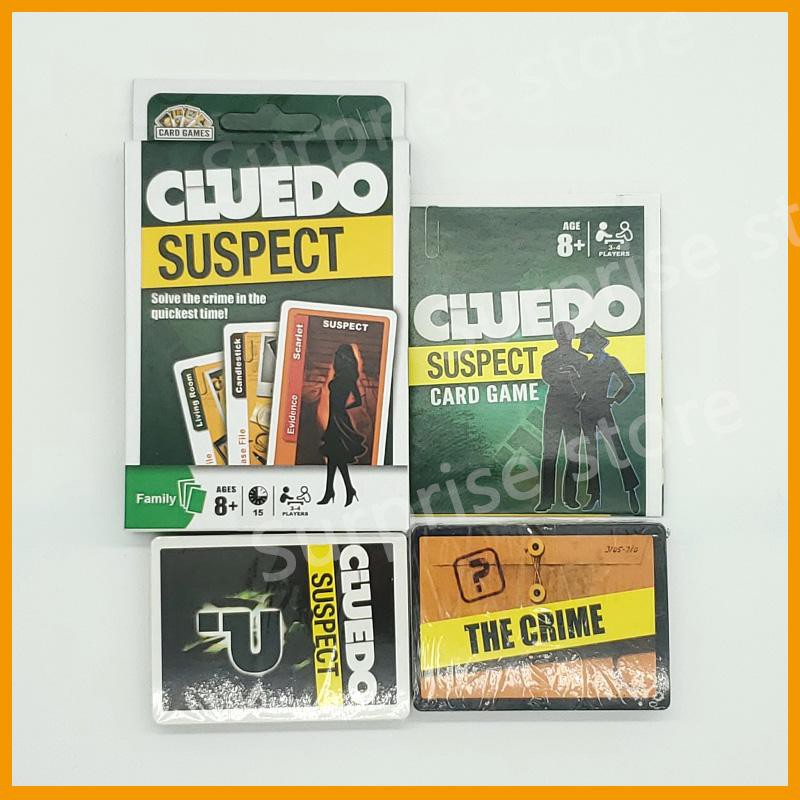 BOARDGAME CLUEDO SUSPECT- VỤ ÁN BIỆT THỰ PHIÊN BẢN TIẾNG ANH DẠNG THẺ