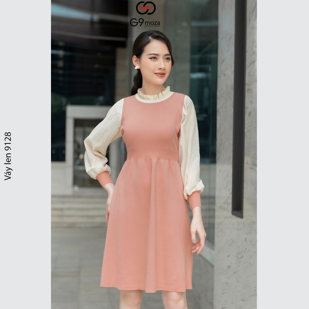 Đầm len G9moza 9128 với chất liệu Được làm từ chất len cao cấp, mềm - nhẹ, giữ ấm tốt