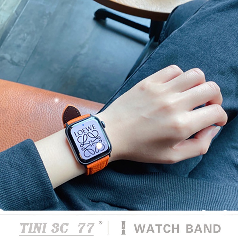 Dây đeo da thật thay thế cho Apple Watch 44mm / 40mm / 42mm / 38mm / 41mm 45mm