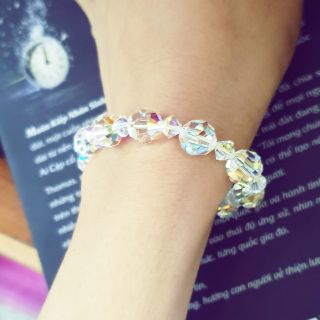 Vòng tay pha lê Swarovski tròn GT 10mm