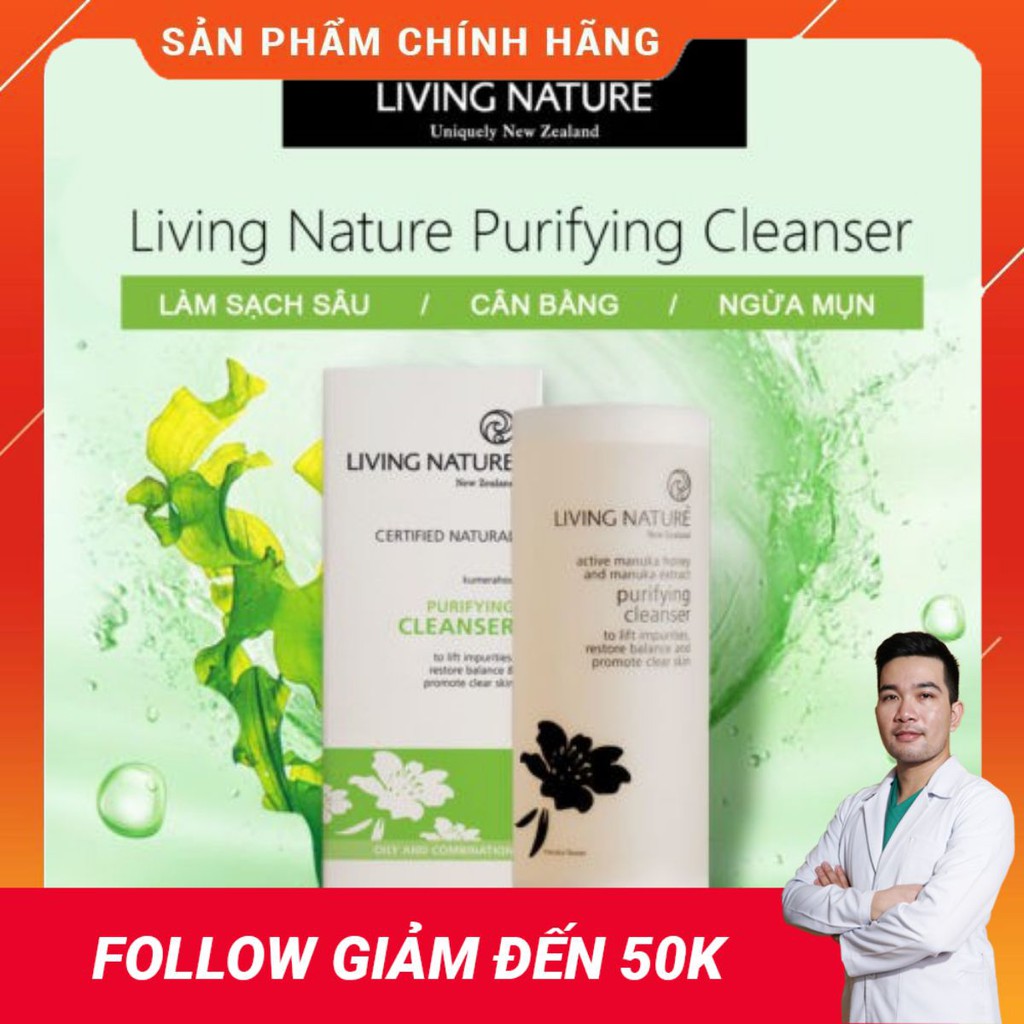 living nature purifying cleanser