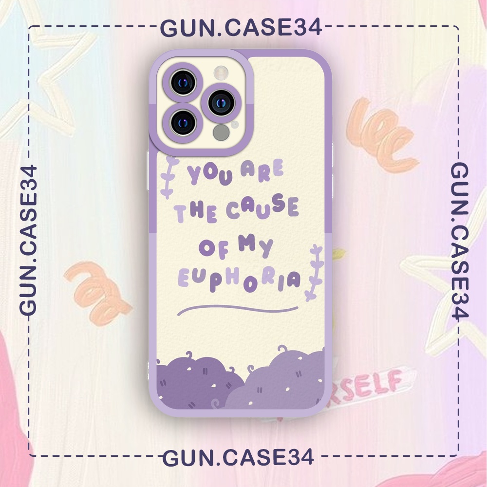 Ốp lưng iphone in hình chữ tím siêu cute 6/6plus/6s/6splus/7/7plus/8/8plus/x/xr/xs/11/12/13/pro/max/plus/promax