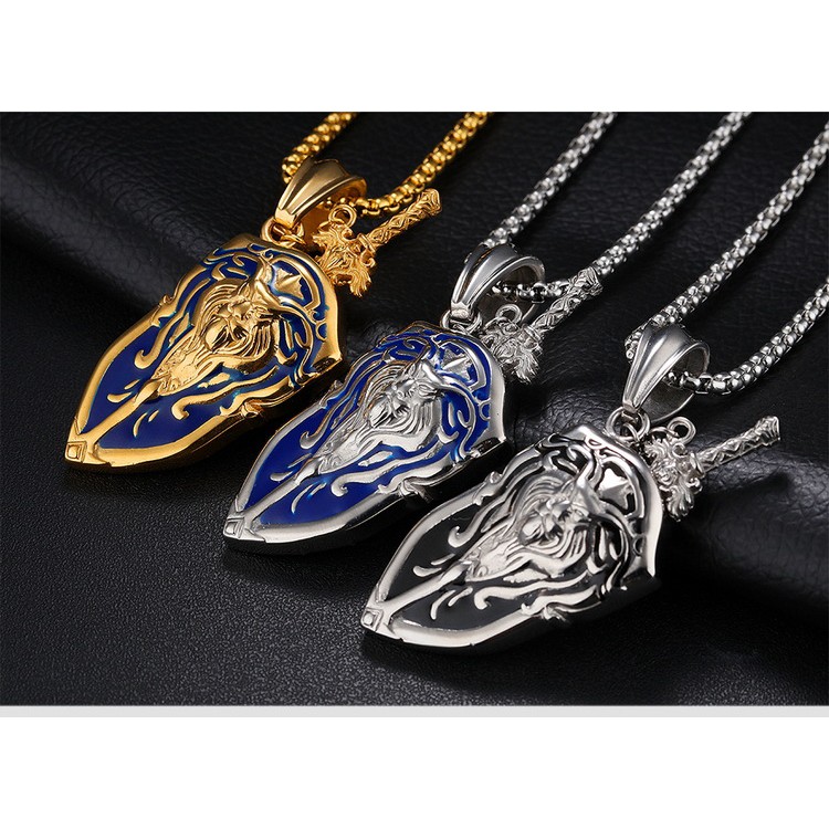 Dây chuyền nam thời trang kiểu Bộ Khiên của các chiến binh D46