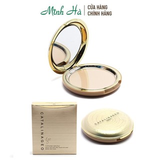 Phấn phủ dạng nén Geo Lamy Catalina Golden Pact 22g