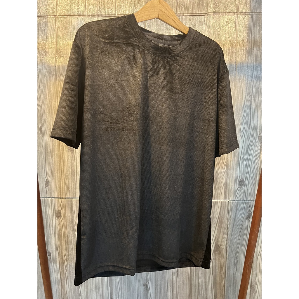 Áo thun Stee Nhung sọc CVC - Giá sỉ Unisex