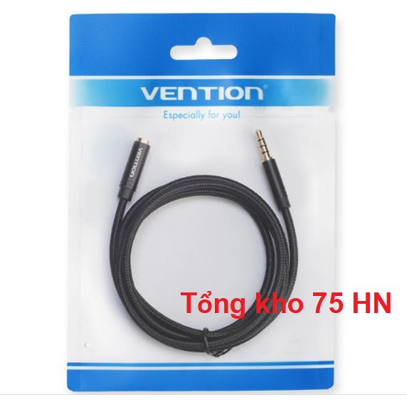 Cáp nối dài âm thanh 3.5mm chính hãng Vention