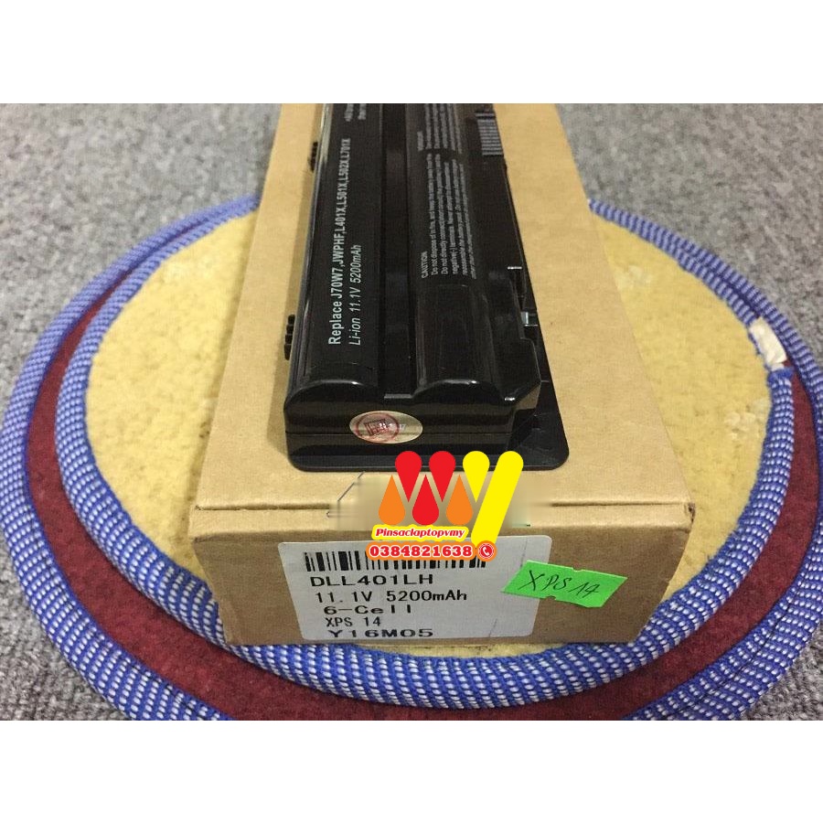 Pin laptop Dell XPS L401X L501X L502X L701X L702X NEW. Bảo hành toàn quốc!