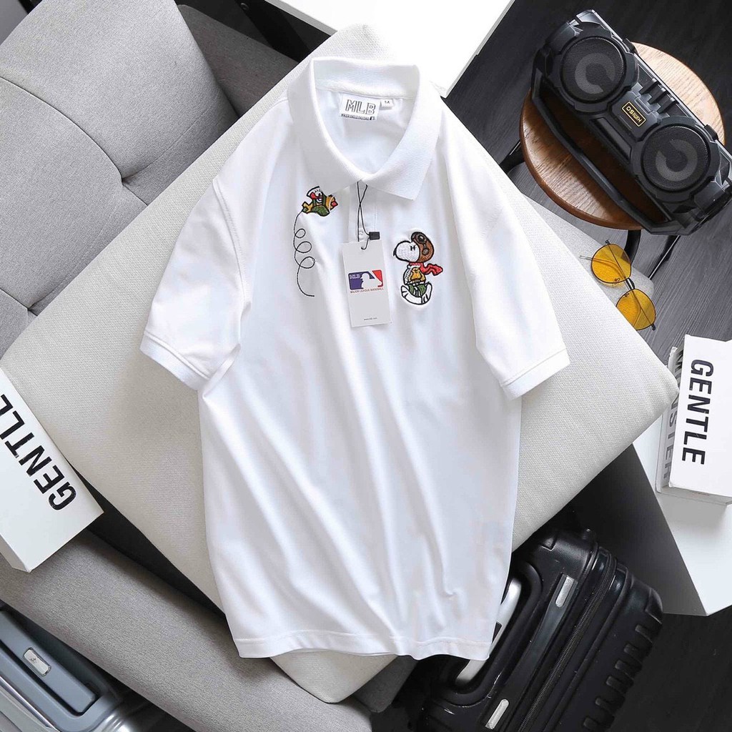 Áo thun nam cổ polo logo thêu cao cấp - sang trọng đẳng cấp thời trang mới LANA FASHION
