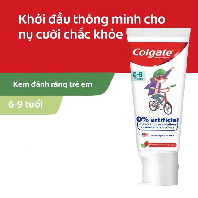 KEM ĐÁNH RĂNG COLGATE 80g DÀNH CHO TRẺ 6-9y