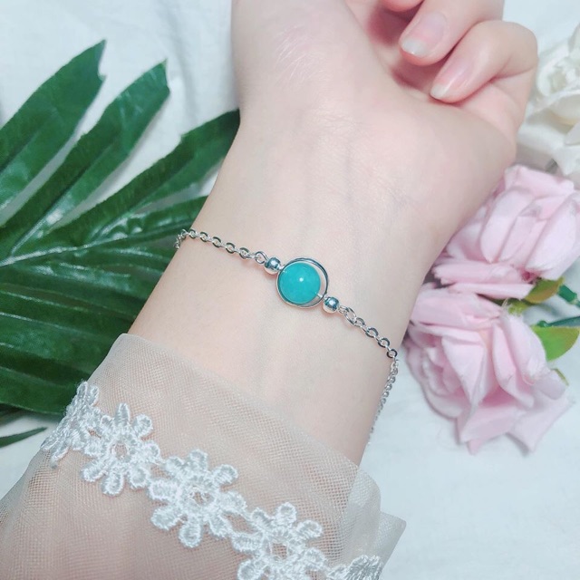 LẮC TAY ĐÁ PHONG THUỶ ĐỦ MÀU - LẮC TAY NỮ BẠC TA