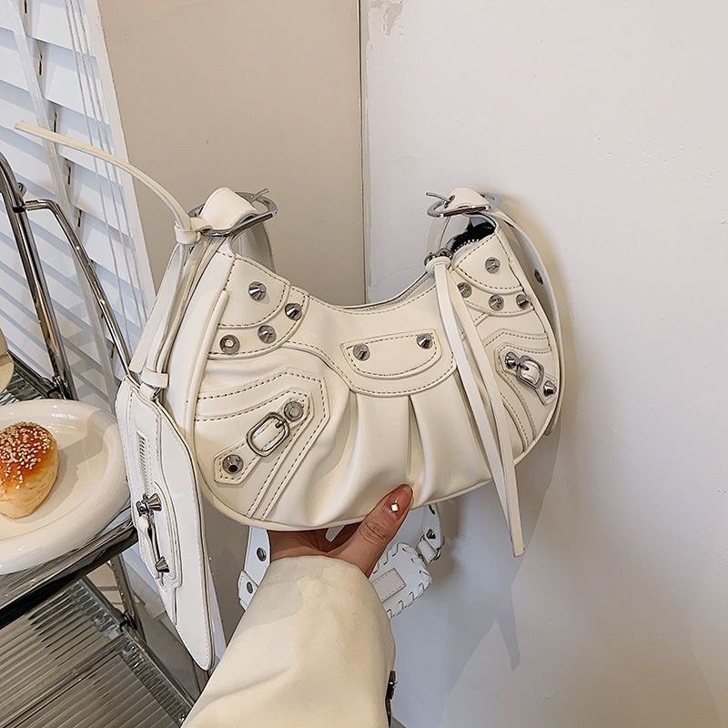 Túi xách 3 chi tiết balen quai chéo dáng balen