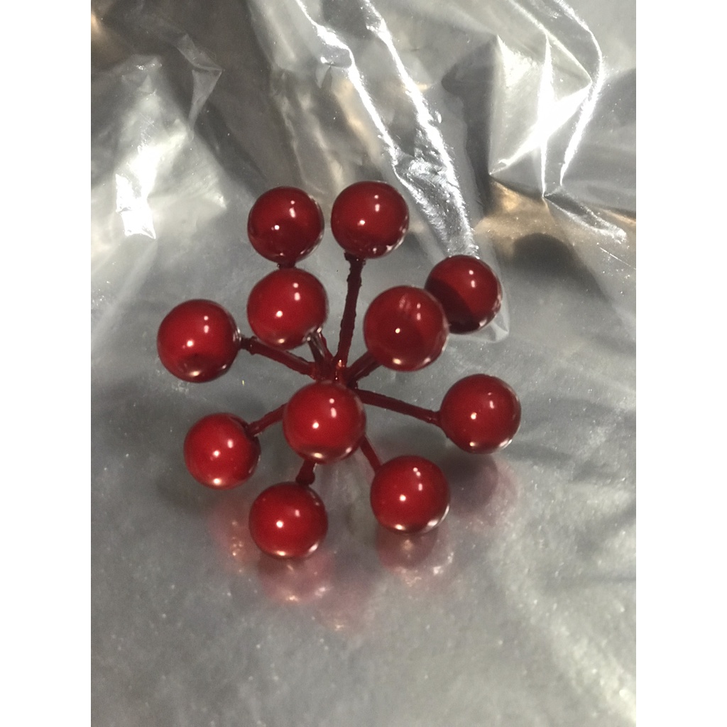 Nhánh Cherry Giả Cao Cấp Siêu Xinh Decor Trang Trí | Hà Hoa Flower