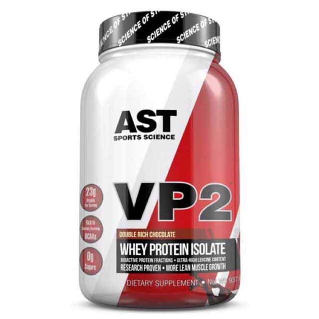 Sữa tăng cơ cao cấp AST VP2 Whey Protein Isolate 2 Lbs 32servings, hàng chính hãng