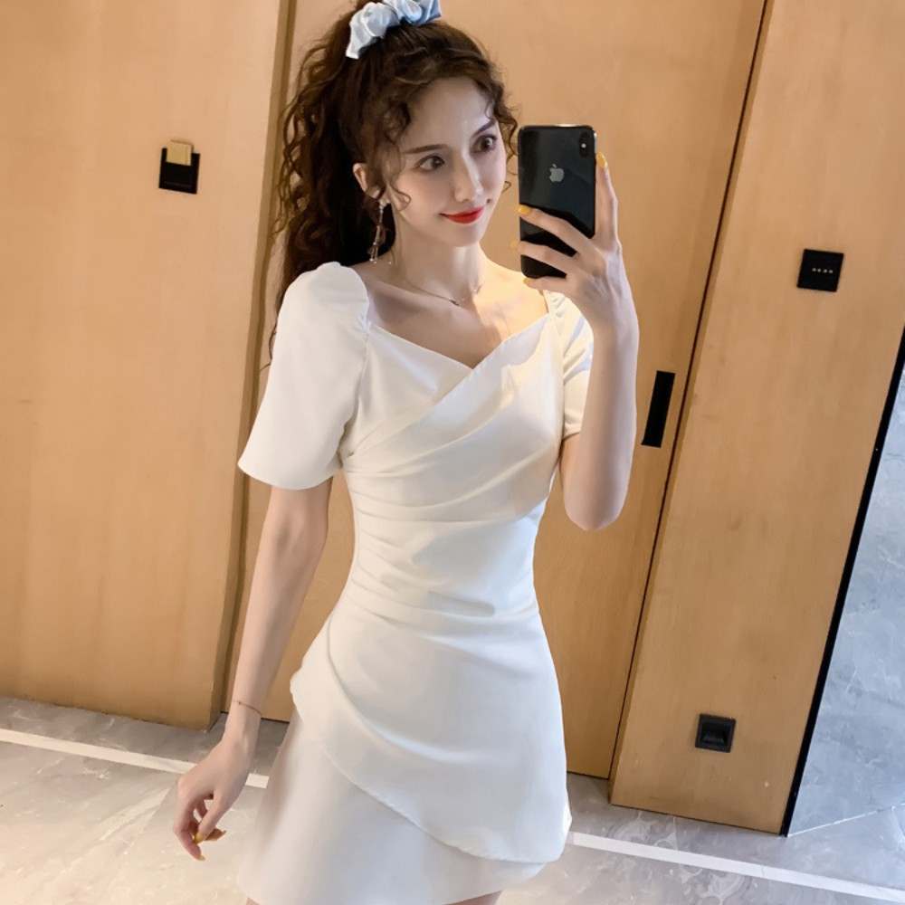 Váy nữ , váy đầm nữ ôm body nhún eo thiết kế thời trang thanh lịch sang trọng ATILA SHOP. | BigBuy360 - bigbuy360.vn