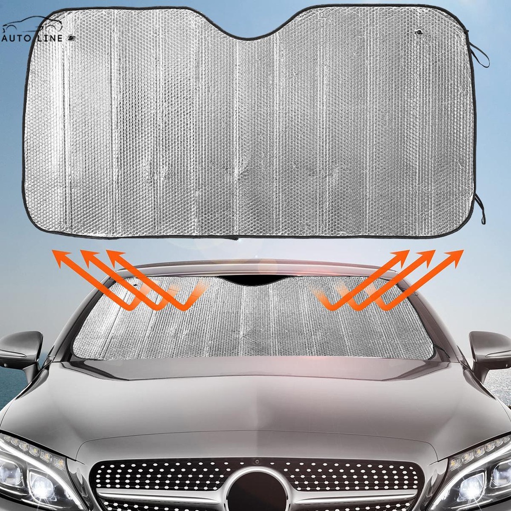 Tấm Che Nắng 55.1 x 27.6in Cho Kính Chắn Gió Xe Hơi Xe Tải SUVs@AN-MO1-Sshcy8039