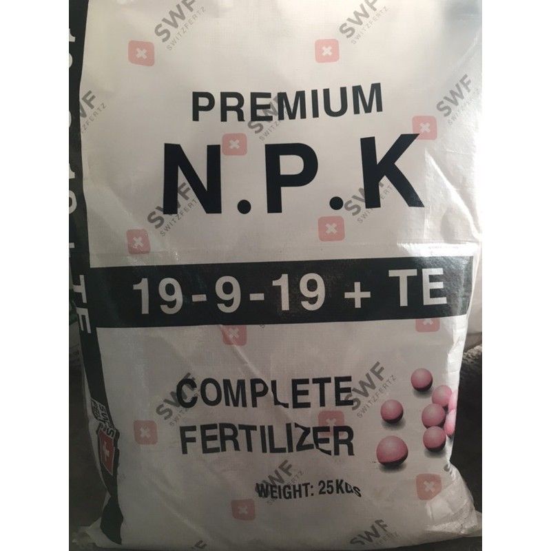 Phân bón chuyên dùng cho rau, hoa cây cảnh NPK 19-9-19+TE túi 1kg