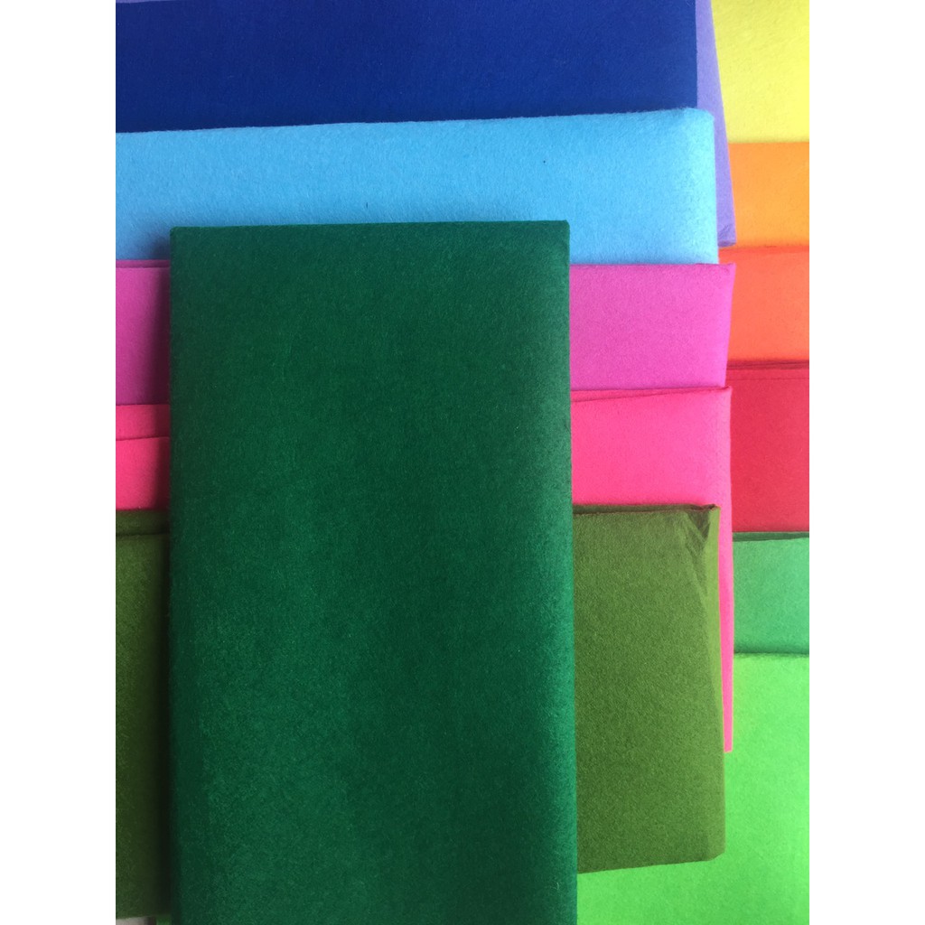 Vải nỉ làm hoa – vải nỉ trang trí làm đồ handmade kích thước 85x90cm