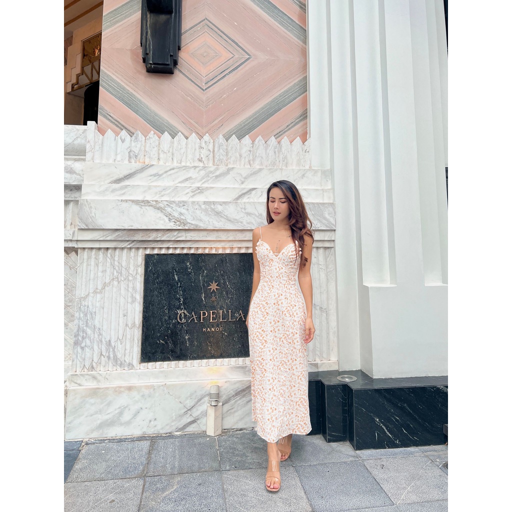 Đầm Hai Dây Hoa Nhí - EDINI - D1508