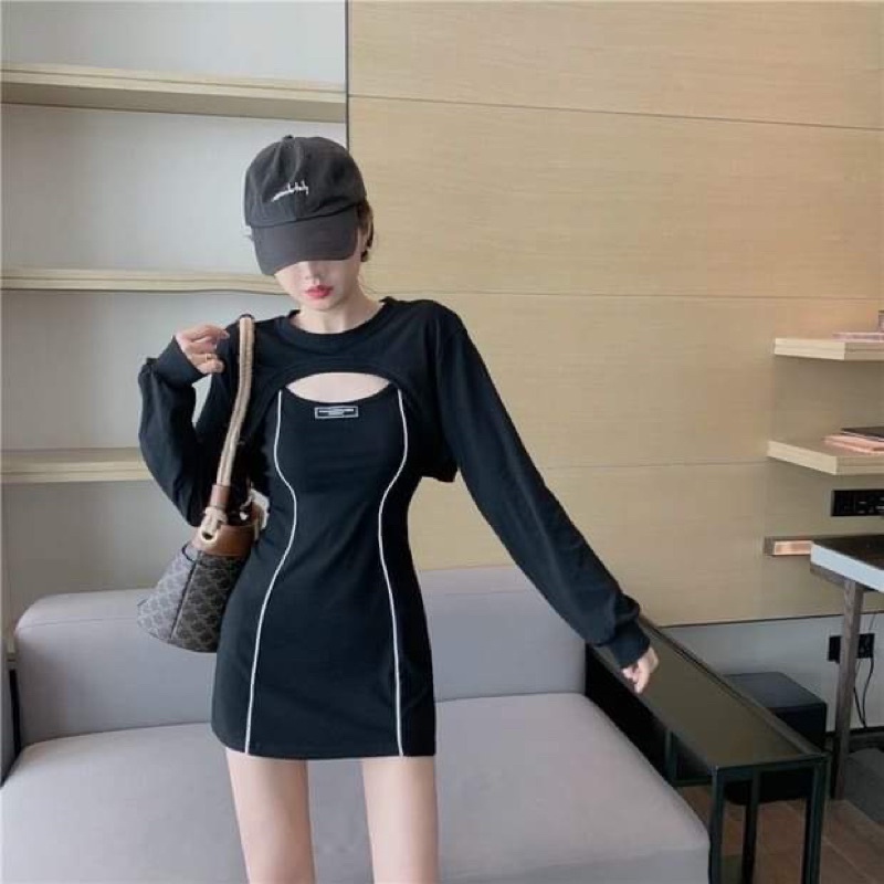 Sét váy mí mặc 2 kiểu KA6