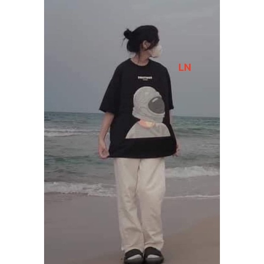 Sét áo đen +quần kaki trắng LN11