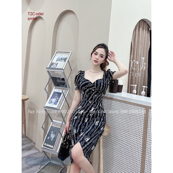 Đầm Body Đầm Dự Tiệc Xẻ Đùi Cao Cấp Size M-L-XL-XXL