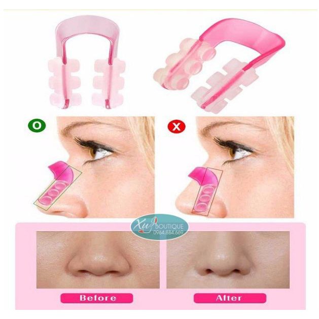 Kẹp nâng mũi Nose Up - Kẹp nâng sống mũi =Tự nhiên và an toàn   🍀 Clovershop68 🍀