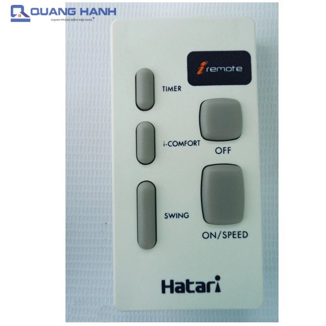 [Mã SKAMA07 giảm 8% đơn 250k]Quạt treo tường Hatari HT-W16R6 có điều khiển (Trắng) - Hãng phân phối