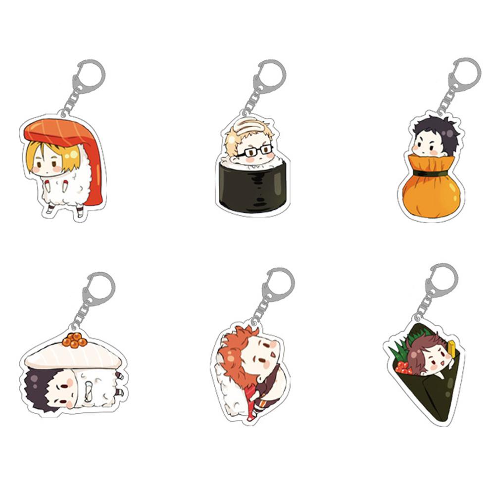 Vanes1 Haikyuu! Móc Khóa Xe Hơi Hoạt Hình Dễ Thương