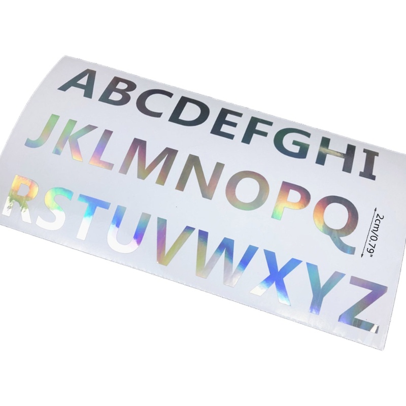 Sa Bộ 26 Chữ Cái Và Số Dán Trang Trí Sổ Tay