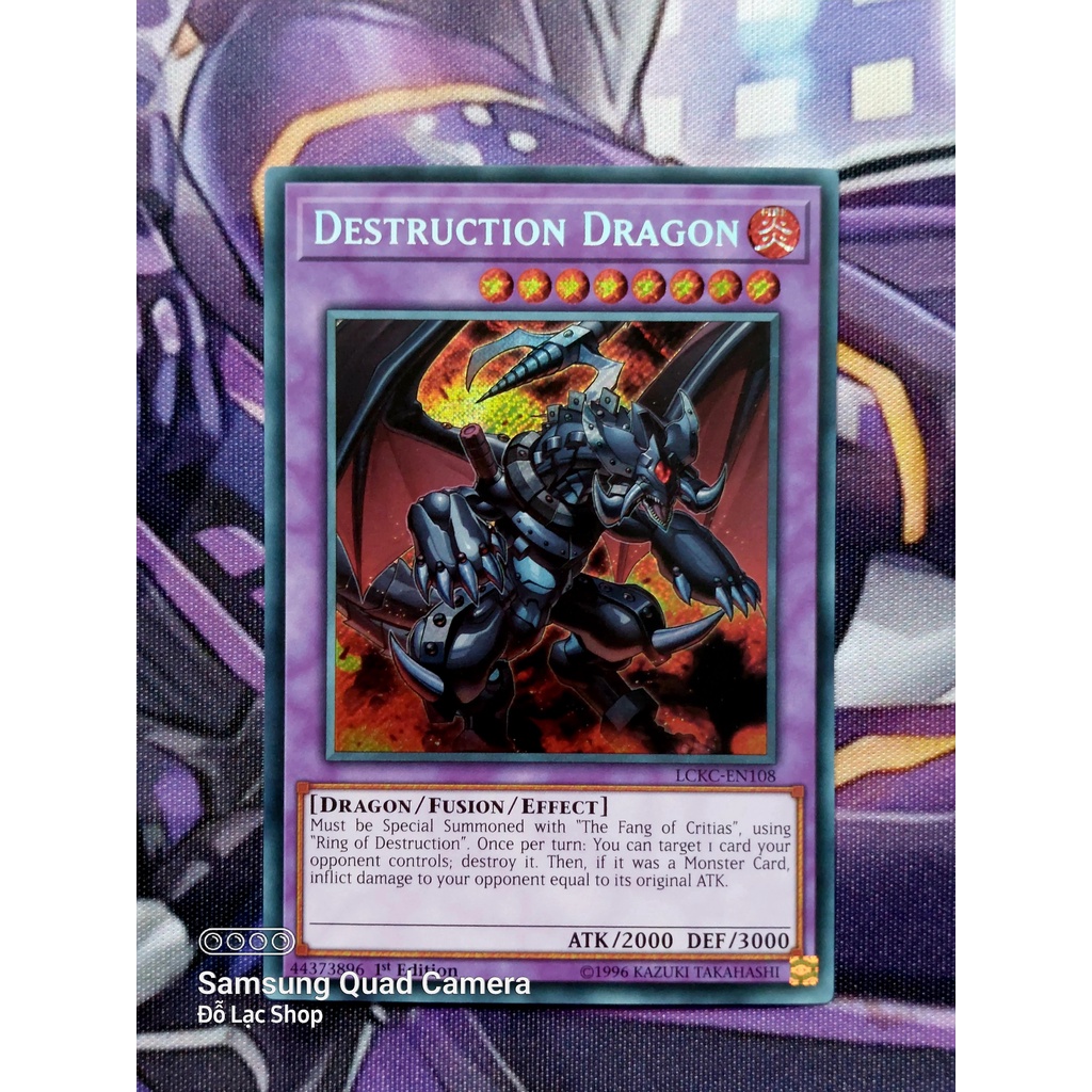 Thẻ Bài Yugioh Monster Destruction Dragon - LCKC-EN108 - Secret Rare