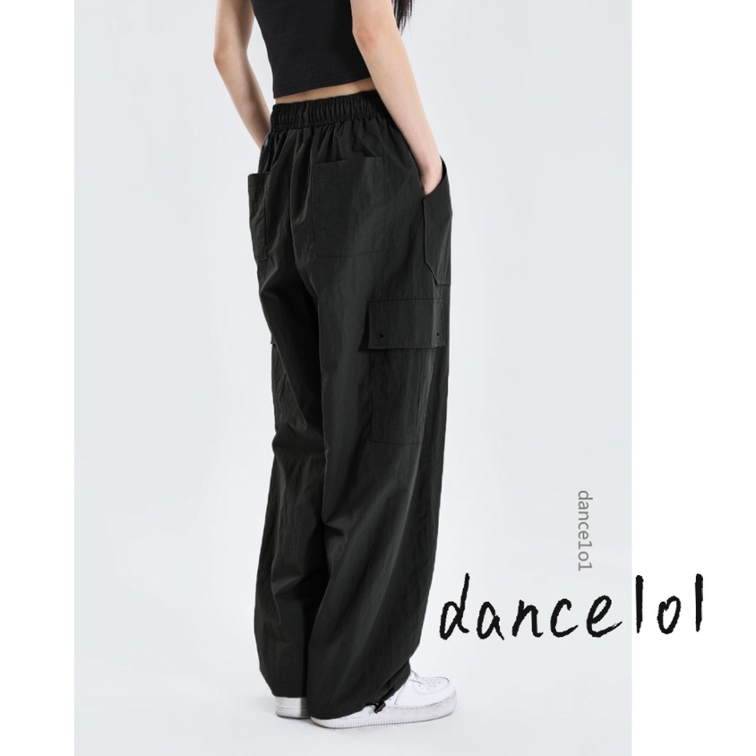 Quần Dài Dáng Rộng Thiết Kế Không Đối Xứng Có Túi Hàng Mới Dành Cho Bé Gái Nhảy Múa1O1-2022