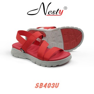Màu Đỏ Nam Nữ Mới Nhất - Giày Sandal NESTY SB403U - Giày dép quai hậu ngang học sinh đi học xinh đẹp Xume Đà Nẵng