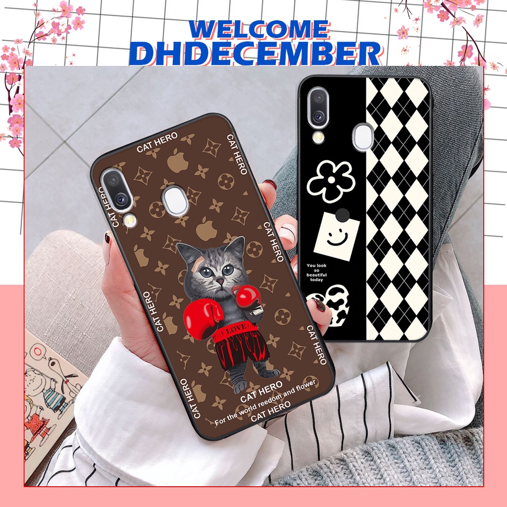 Ốp lưng Samsung A40 in hình 3D GẤU HỒNG-GẤU BE3R -XINH XẺO CỰC ĐẸP