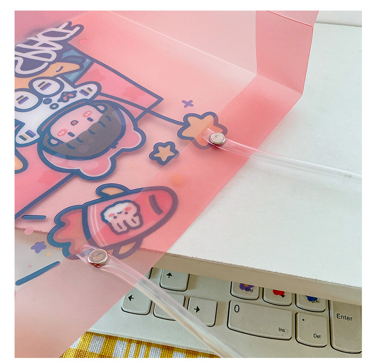 Túi xách trong suốt in hình hoạt hình đáng yêu