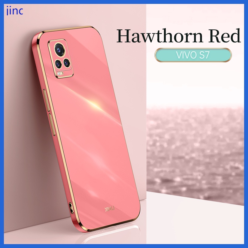 Ốp lưng Vivo Y21 V20 V21 SE Pro case Vỏ điện thoại chất lượng cao mạ vàng sang trọng