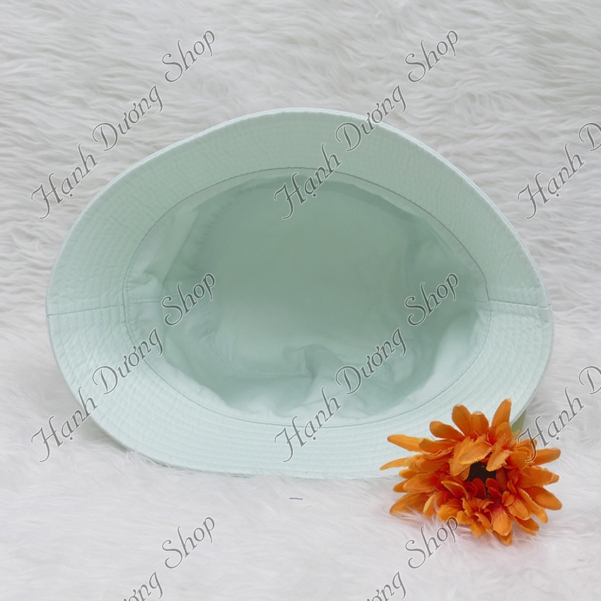 Mũ bucket vành cụp 2 mặt nón bucket vành nhỏ thêu chữ D.io.r vải cotton cao cấp phù hợp cả nam và nữ