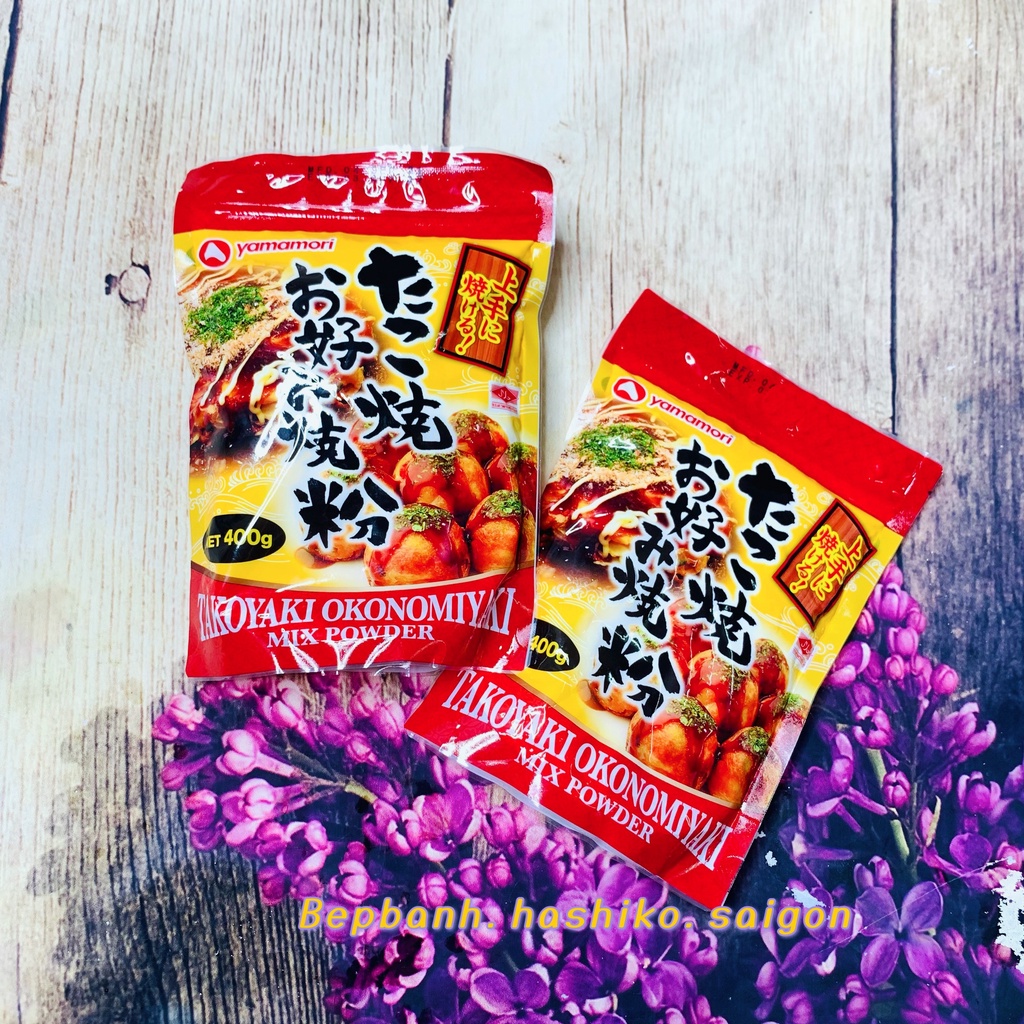 BỘT LÀM BÁNH TAKOYAKI YAMAMORI GÓI 400G