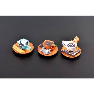 Mô hình mèo cafe để bàn trang trí, stellariva