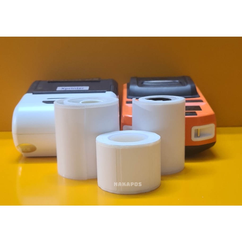 Giấy tem nhãn dán mini cho máy in cầm tay, con mèo, peripage, P210...